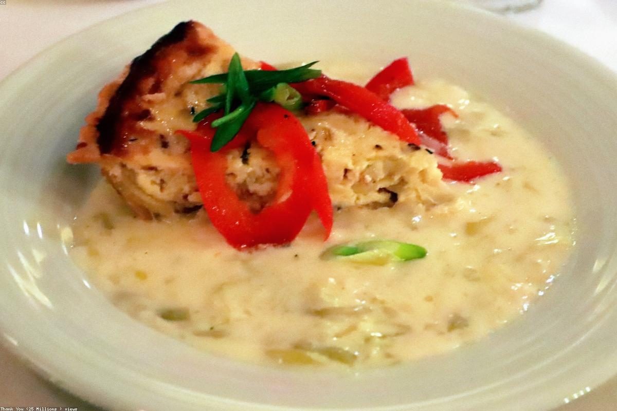 A seasonal dish at The Copper Kettle